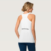 Flamingo Tropical Paradise Serenade Tanktop (Volledige Achterkant)