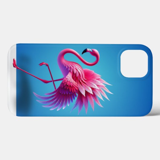 Flamingo Tropical Phone Case (Achterkant (horizontaal))