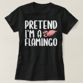 Flamingo Tropical Premediate I m A Flamingo Hallow T-shirt (Design voorkant)