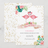 Flamingo Tropical Sla de datumkaart op Kaart (Voorkant / Achterkant)