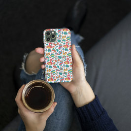 Flamingo Tropical Summer Pattern  iPhone 16 Plus Hoesje