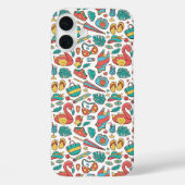Flamingo Tropical Summer Pattern  Case-Mate iPhone Case (Achterkant)