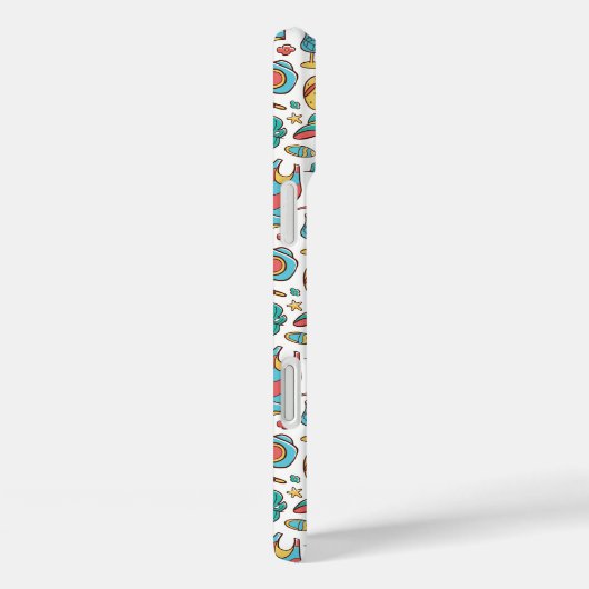 Flamingo Tropical Summer Pattern  Case-Mate iPhone Case (Achterkant / Rechts)