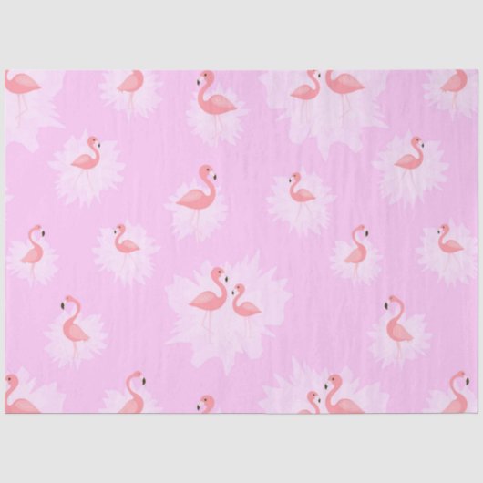 Flamingo Tropical Vibes Serie Design 16 Tissuepapier (Voorkant)