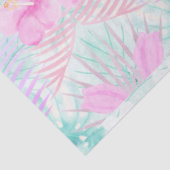 Flamingo Tropical Vibes Serie Ontwerp 14 Tissuepapier (Detail)
