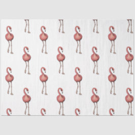 Flamingo Tropical Vibes Serie Ontwerp 1 Tissuepapier
