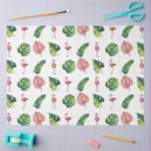 Flamingo Tropical Vibes Serie Ontwerp 3 Tissuepapier (Craft)
