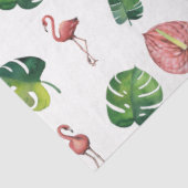 Flamingo Tropical Vibes Serie Ontwerp 3 Tissuepapier (Detail)