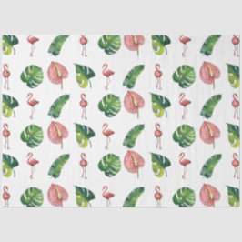 Flamingo Tropical Vibes Serie Ontwerp 3 Tissuepapier