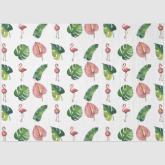 Flamingo Tropical Vibes Serie Ontwerp 3 Tissuepapier