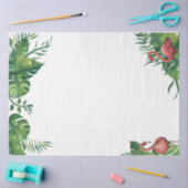 Flamingo Tropical Vibes Serie Ontwerp 5 Tissuepapier (Craft)