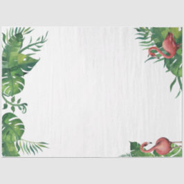 Flamingo Tropical Vibes Serie Ontwerp 5 Tissuepapier