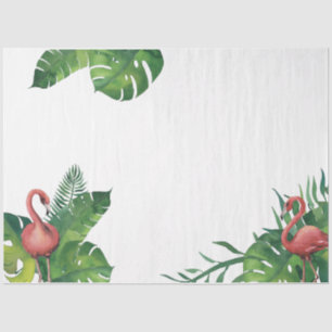 Flamingo Tropical Vibes Serie Ontwerp 6 Tissuepapier
