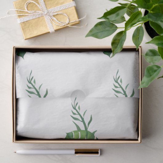 Flamingo Tropical Vibes Series Design 10 Tissuepapier (Geschenk)