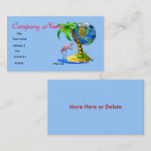 Flamingo Tropical Visitekaartje (Voorkant / Achterkant)