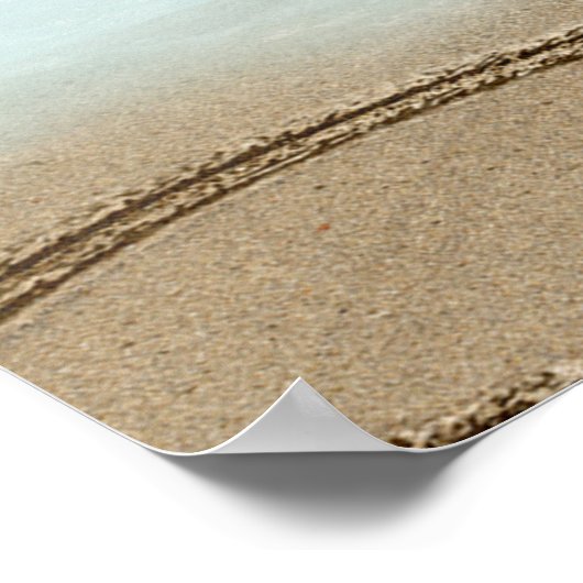 Flamingo Tropics Hibiscus Pink Chic Party Banner Poster (Hoek)