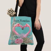 Flamingo  tropics tote bag (Dichtbij)
