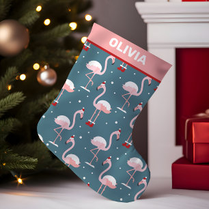 Flamingo Tropisch Kerstfeest Kleine Kerstsok