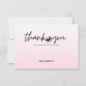 Flamingo Tropisch Roze Vrijgezellenfeest Dank u Bedankkaart (Voorkant)