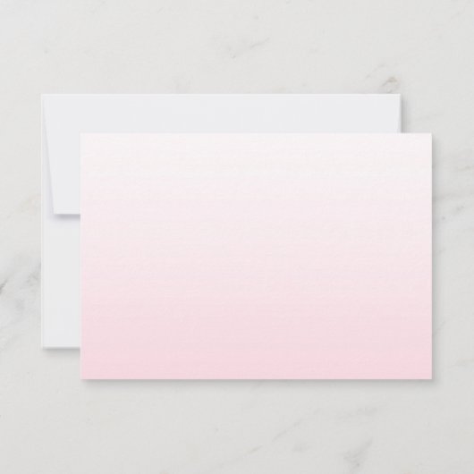 Flamingo Tropisch Roze Vrijgezellenfeest Dank u Bedankkaart (Achterkant)