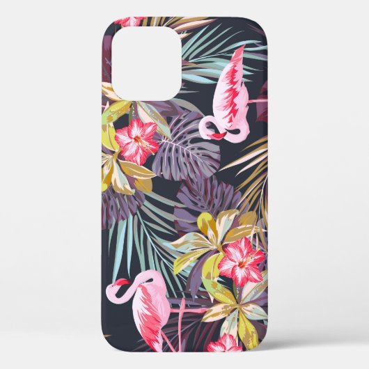 Flamingo Tropisch: Zomer Naadloos Patroon Case-Mate iPhone Case (Achterkant)