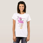 Flamingo tropische Bijbelverse T-shirt (Voorkant volledig)