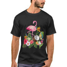 Flamingo tropische design