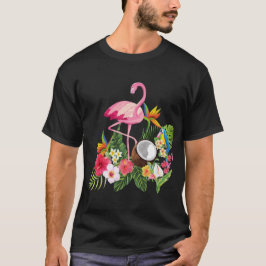 Flamingo tropische design T-shirt