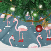 Flamingo Tropische Kerst Kerstboom Rok