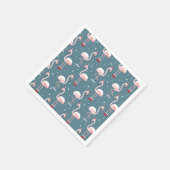 Flamingo Tropische Kerst Servet (Hoek)