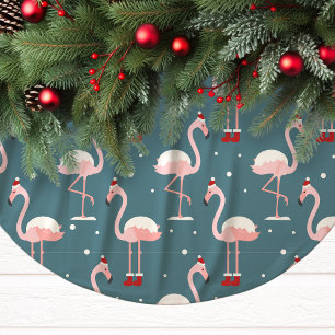 Flamingo Tropische Kerstmis Kerstboom Rok