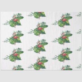 Flamingo Tropische Vibes Serie Design 10 Tissuepapier