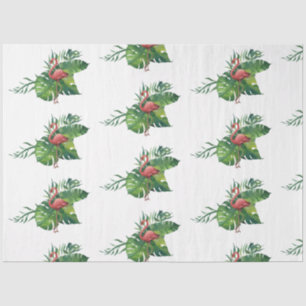 Flamingo Tropische Vibes Serie Design 10 Tissuepapier