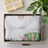 Flamingo Tropische Vibes Serie Design 8 Tissuepapier (Geschenk)