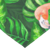 Flamingo tropische waterverf tafelkleed (Gekanteld)