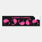 FLAMINGO ~TUMBLING BIRDS BUMPERSTICKER (Voorkant)