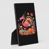 Flamingo Turkey Cute Flamingo Turkey Herfst Leaf T Fotoplaat (Zijkant)