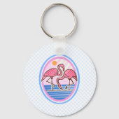 Flamingo Twins Sleutelhanger (Voorkant)