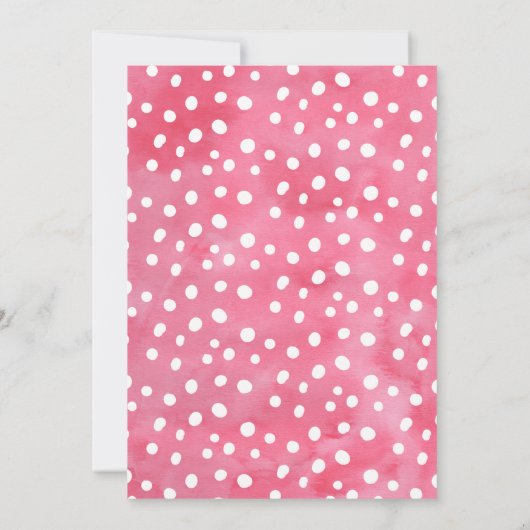 Flamingo Two-Tii Frutti 2e verjaardag Uitnodiging (Achterkant)