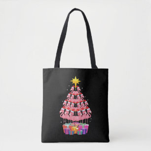 Flamingo Ugly Kerstmis Tote Bag