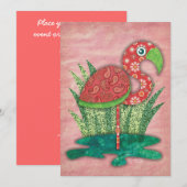 Flamingo-uitvindingen Kaart (Voorkant / Achterkant)