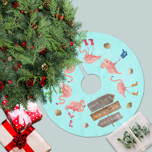 Flamingo Vakantie Avonturen Kerstboom Rok