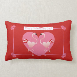Flamingo Valentijnsdag Lumbar Pillow Kussen