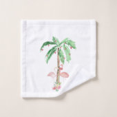 Flamingo Valentijnsdag Towel Set Bad Handdoek (Wasdoekje)