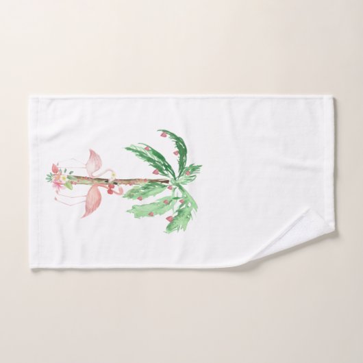 Flamingo Valentijnsdag Towel Set Bad Handdoek (Handdoek)