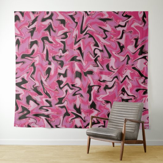 Flamingo verbergen..... wandkleed (In Situ (horizontaal))