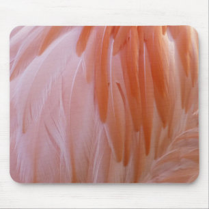Flamingo-veren in roze tinten muismat