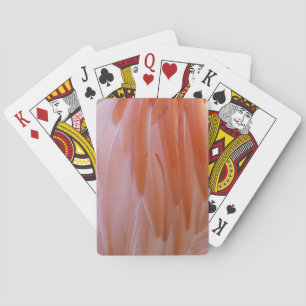 Flamingo-veren in roze tinten pokerkaarten