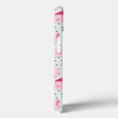 Flamingo-veren op pokadots Case-Mate iPhone case (Achterkant / Rechts)
