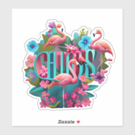 Flamingo Verhoog je stijl met Stickers